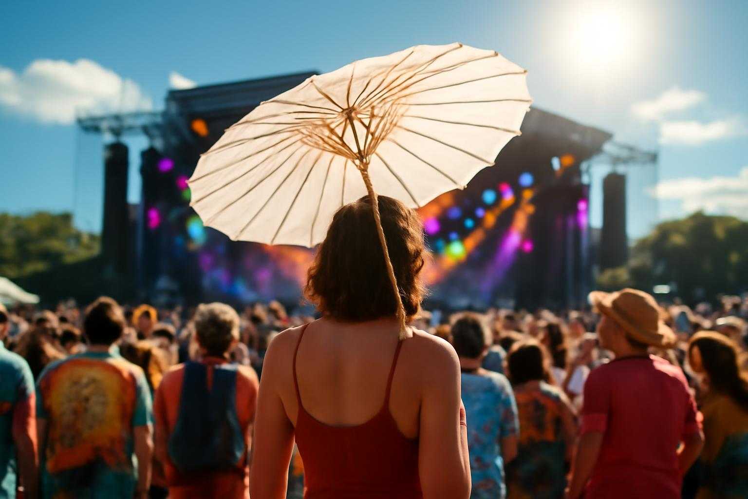 夏フェスで日傘は持ち込み可能?知らないと損する熱中症対策