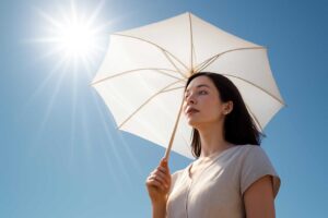 白い日傘が眩しい理由と正しい選び方｜紫外線対策の秘密