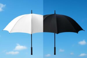 日傘は外側が白と黒どっちが効果的？紫外線対策の真実